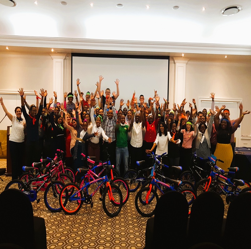 Bicycle Build Off Team Building